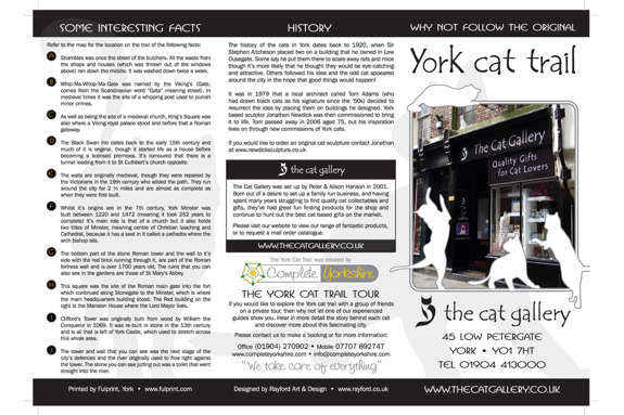 York Cat Trail Leaflet